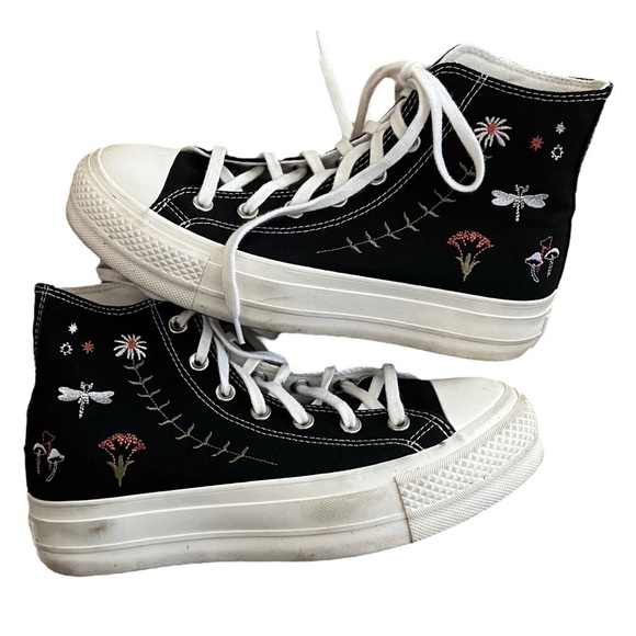 Converse Chuck Taylor All Star Lift Sneakers Enchanted Garden US 8 - Picture 1 of 12